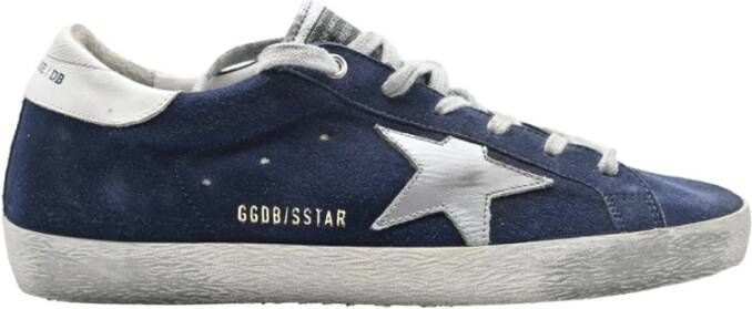 Golden Goose Superstar Blauw en Grijs Sneakers Blue Heren