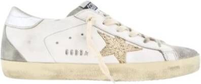 Golden Goose SuperStar Glitter Star Sneakers White Heren