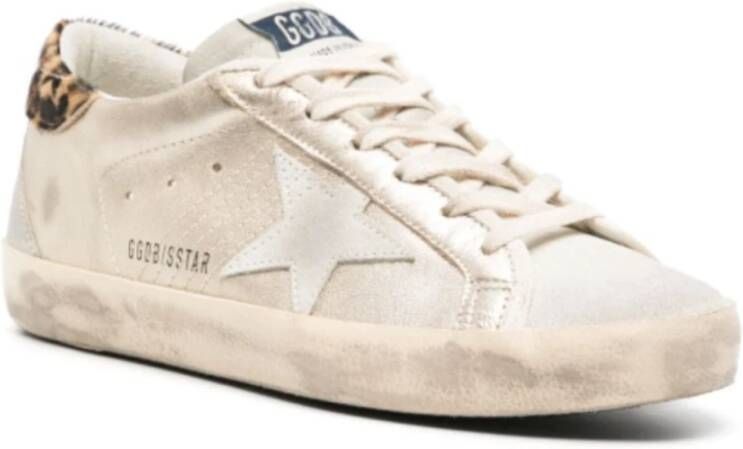 Golden Goose Superstar Leren Sneakers Beige Dames