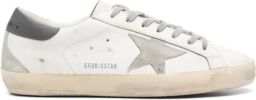 Golden Goose Witte Leren Sneakers met Zijlogo White