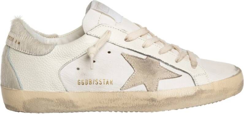 Golden Goose Super-star Witte Sneakers Verouderd Effect White Dames