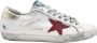 Golden Goose Superstar White and Red Sneakers Multicolor Dames - Thumbnail 1