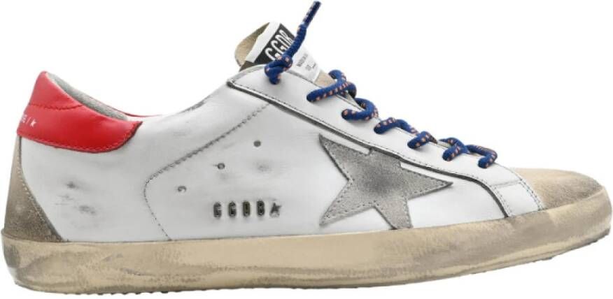 Golden Goose Superstar White Ice Red Pearl Sneakers Multicolor Dames
