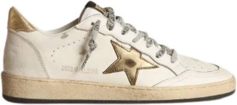 Golden Goose Trendy Dames Leren Sneakers Wit Dames