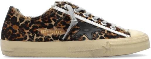 Golden Goose Dames V-Star 2 Sneaker Beige Multicolor Dames