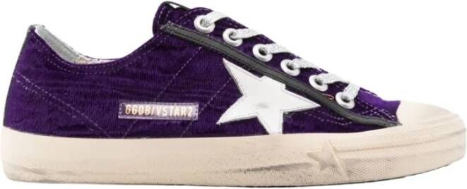 Golden Goose V-Star Velvet Sneakers Purple Dames
