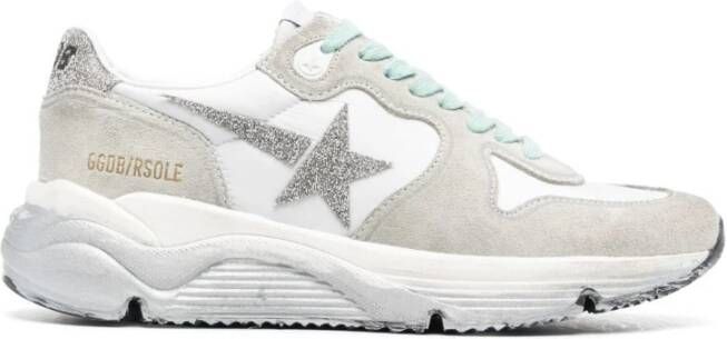 Golden Goose Verhoog je sneaker game met Swarovski Crystal Running Sole sneakers White Dames