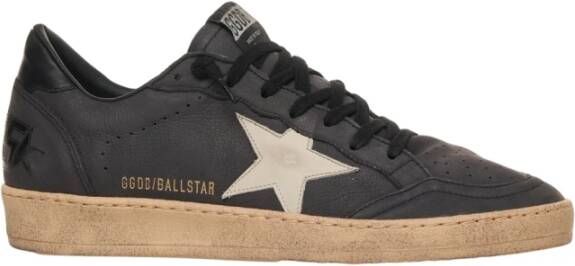 Golden Goose Versleten Ball Star Sneakers Zwart