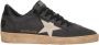 Golden Goose Versleten Ball Star Sneakers Zwart - Thumbnail 1