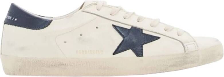 Golden Goose Beige Lace-Up Sneakers met Distressed Finish Beige Heren