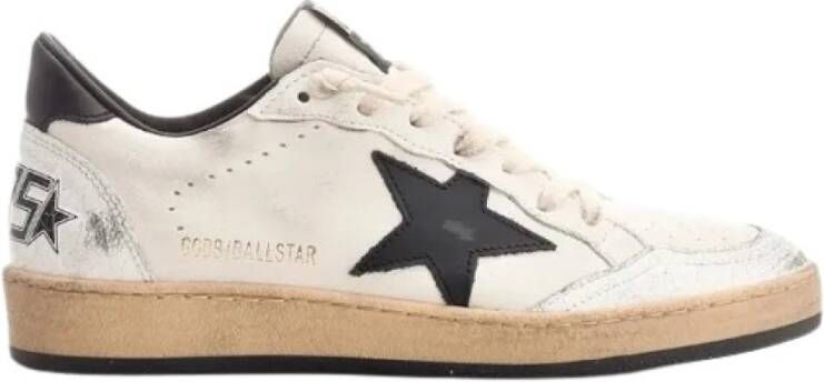 Golden Goose Witte Sneakers met Nappa en Suède White Dames