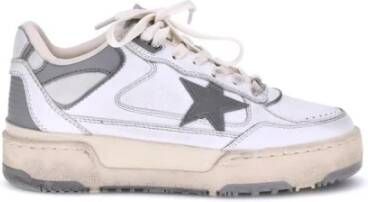 Golden Goose Vintage Lace-Up Sneakers met Paneelontwerp