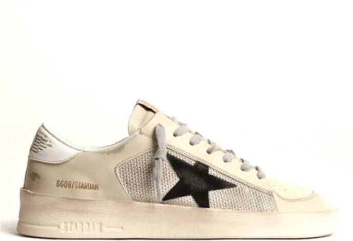 Golden Goose Vintage Off-White Sneakers met sterdetail