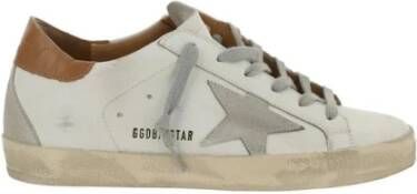 Golden Goose Vintage Ster Patch Sneakers met Contrasterend Logo