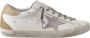 Golden Goose Vintage Ster Sneakers met Glitter Hiel White Dames - Thumbnail 1