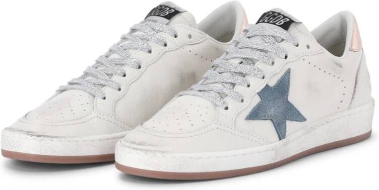Golden Goose Vintage Stijl Sneakers met Glamour Detail