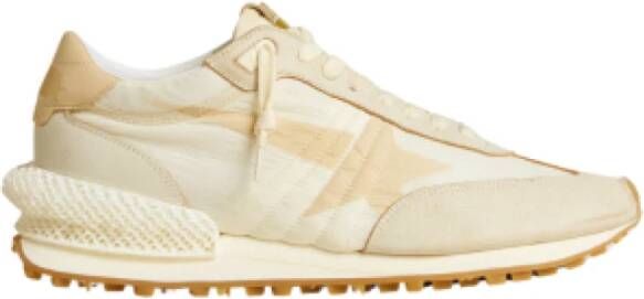 Golden Goose Vintage Stijl Witte Leren Sneakers