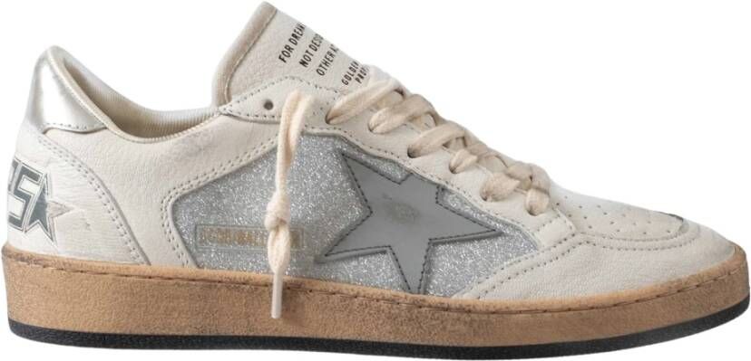 Golden Goose Vintage Stijl Witte Sneakers Multicolor Dames