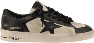 Golden Goose Vintage Suède Sneakers met Iconische Patch Black Heren