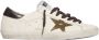 Golden Goose Wit Kaki Leren Sneakers - Thumbnail 1