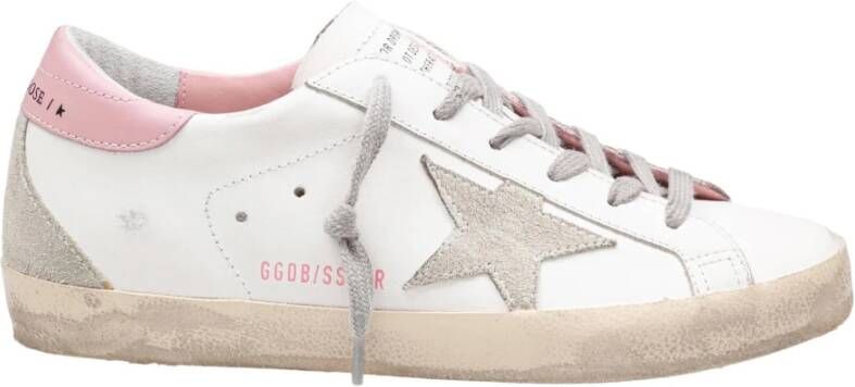 Golden Goose Sneakers met versleten effect en sterrenlogo Beige Dames