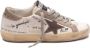 Golden Goose Wit Taupe leren sneakers met colour-block design - Thumbnail 1