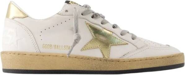 Golden Goose Witte Ballstar Sneakers van Leer Wit Dames