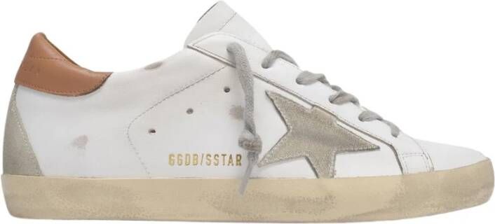 Golden Goose Super-star Witte Sneakers Verouderd Effect White Dames