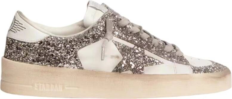 Golden Goose Low-Top Sneakers Stardan Model Leather Sneakers in wit