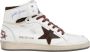 Golden Goose Witte hoge sneakers met suède details - Thumbnail 1