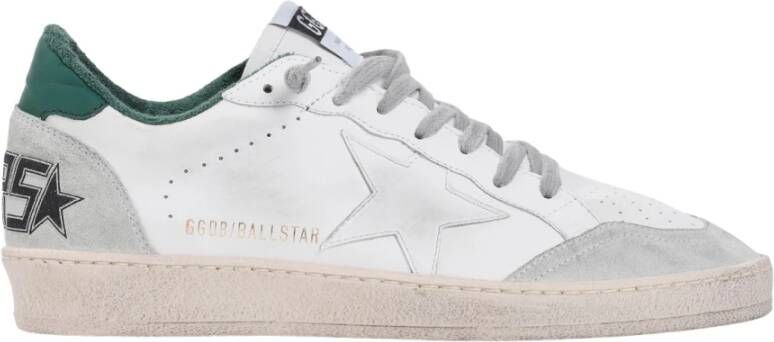 Golden Goose Witte Ice Green Ballstar Sneakers Multicolor Heren