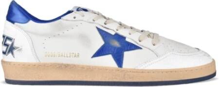 Golden Goose Witte Leren Ball Star Sneakers Multicolor Heren