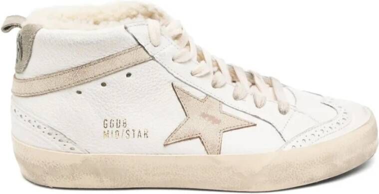 Golden Goose Witte Leren Casual Sneakers