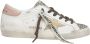 Golden Goose Witte Leren Glitter Sneakers Vintage Stijl White Dames - Thumbnail 1