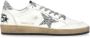 Golden Goose Witte Leren Glitter Sneakers Vrouw - Thumbnail 1