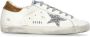 Golden Goose Witte Leren Glitter Ster Sneakers - Thumbnail 1