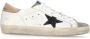 Golden Goose Witte Leren Glitter Ster Sneakers - Thumbnail 1