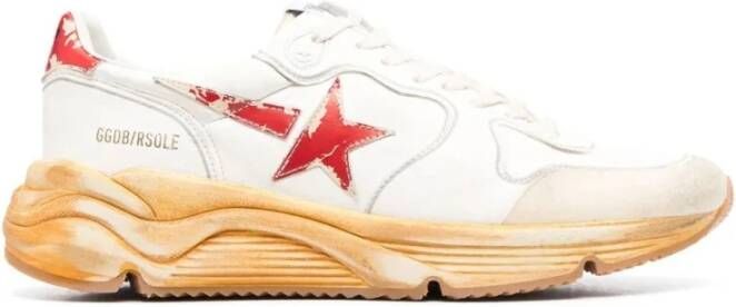 Golden Goose Witte leren Running Sole sneakers