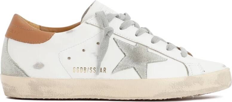 Golden Goose Super-star Witte Sneakers Verouderd Effect White Dames