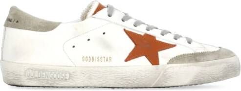 Golden Goose Witte Leren Sneakers Iconisch Sterlogo