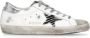 Golden Goose Witte Leren Sneakers met Animalier Ster - Thumbnail 1