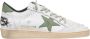 Golden Goose Witte Leren Sneakers met Contrasterende Details White Heren - Thumbnail 4
