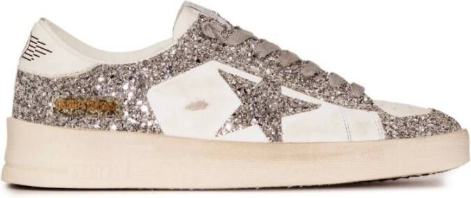 Golden Goose Low-Top Sneakers Stardan Model Leather Sneakers in wit