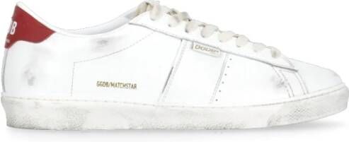 Golden Goose Witte leren sneakers voor Matchstar stijl White Heren