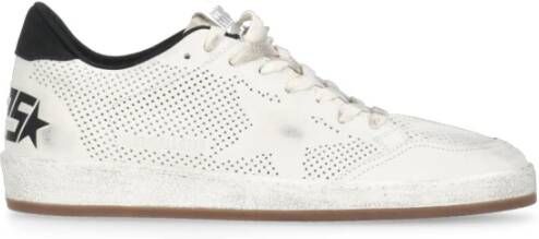 Golden Goose Witte Leren Sneakers met Sterdetail