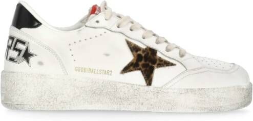 Golden Goose Witte Leren Sneakers met Sterdetail