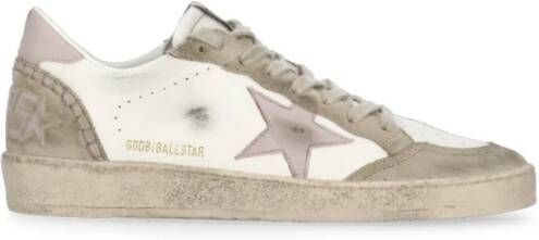 Golden Goose Witte Leren Sneakers met Sterdetail