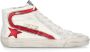 Golden Goose Witte Leren Sneakers met Sterlogo - Thumbnail 1
