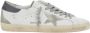 Golden Goose Witte leren sneakers met suède ster - Thumbnail 3