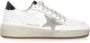 Golden Goose Witte Leren Sneakers met Vernietigend Effect White - Thumbnail 1